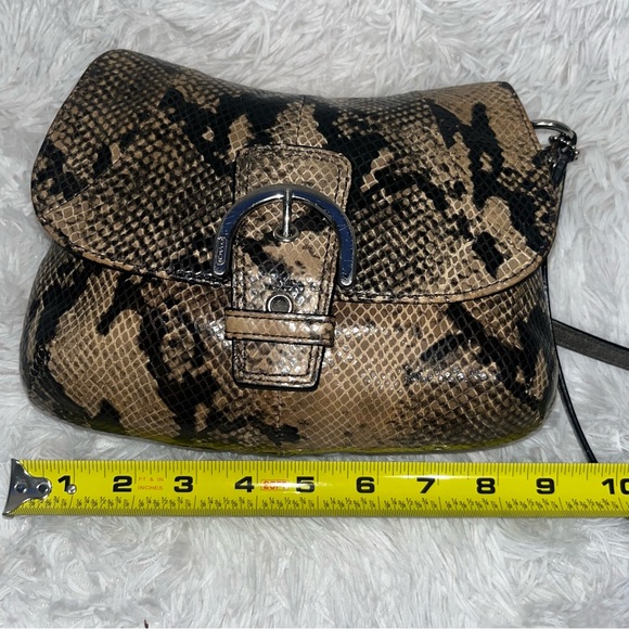 COACH Vintage Exotic Soho Python Snake Embossed Mini Crossbody - Picture 8 of 16